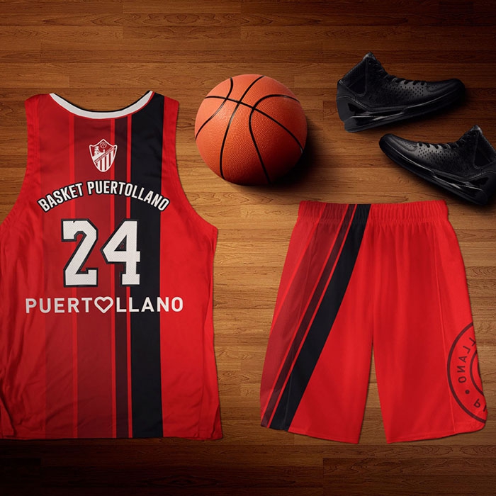 Camiseta Basket Puertollano temporada 2017/18