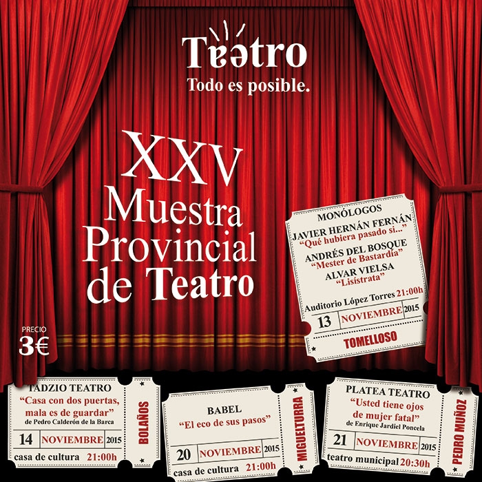 XXV Muestra de Teatro Provincial
